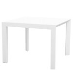 Table carré frame aluminium vondom 100x100xh74 blanc Table carré frame aluminium vondom 100x100xh74 blanc