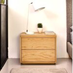 Table de chevet bois chne fsc 53x44 bali veryforma