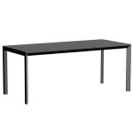 Table frame aluminium vondom 180x80xh74 noir Table frame aluminium vondom 180x80xh74 noir