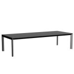 Table frame aluminium vondom 250x100xh74 noir Table frame aluminium vondom 250x100xh74 noir