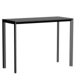 Table haute frame aluminium vondom 140x60x105 noir Table haute frame aluminium vondom 140x60x105 noir