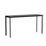 Table haute frame aluminium vondom 200x60x105 noir Table haute frame aluminium vondom 200x60x105 noir