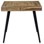 Table repas carre 80x80 en teck et mtal moody kosyform