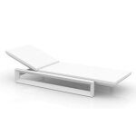 Transat chaise longue frame vondom blanc mat Transat chaise longue frame vondom blanc mat