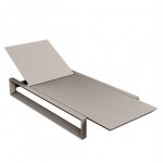 Transat chaise longue frame vondom taupe mat Transat chaise longue frame vondom taupe mat