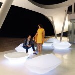 Ufo laque fauteuil vondom blanc laque Ufo laque fauteuil vondom blanc laque