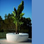 Vases iles banc jardinire vondom blanc