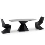 Vertex mesa table vondom noir Vertex mesa table vondom noir