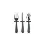 3 couverts inox ergonomiques
