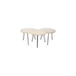 3 tables basses modulable en métal et 3 tables basses modulable en métal et