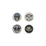 4 autocollants r�fl�chissants moto