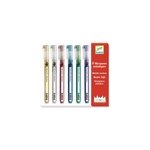 6 marqueurs mtalliques + 6y les couleurs