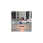 6 mini lampes avec plateau de chargement marron kelly mini
