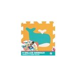 9 dalles animaux mousse a assembler