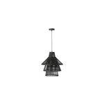 Abat - jour bois noir h. 168cm
