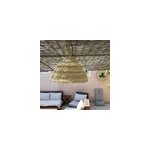 Abat jour pour lampe arrondie en fibre