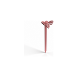 Abeille - piquets déco à planter - vieux rose - 100% inox Abeille - piquets déco à planter - vieux rose - 100% inox