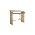 Abri buches bois 221x114, 5x203cm