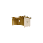 Abri de jardin qualit� premium 11, 47 m� - h231x248x530 cm - beige