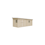 Abri de jardin qualit� premium 14, 30 m� - h231x248x648 cm - beige