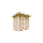 Abri de jardin qualit� premium 3m� l161xl294xh239 cm - beige