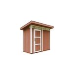 Abri de jardin qualit� premium 3m� l161xl294xh239 cm - rouge