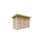 Abri de jardin qualit� premium 4m� l161xl412xh239 cm - beige