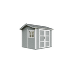 Abri de jardin qualit� premium 5, 9m� h252x250x294cm bardeaux bitumineux gris