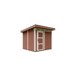 Abri de jardin qualit� premium 6m� l294xl279xh237 cm - rouge