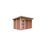 Abri de jardin qualit� premium 9m� l412xl279xh237 cm - rouge