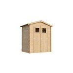 Abri de jardin en bois - l196xl136xh218 cm - 1. 98 m2