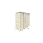 Abri de jardin en bois marie 0. 92 m�