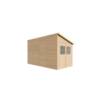 Abri de jardin en bois avec paroi lat�rale plus les planchers impr�gn� 8 m2