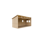 Abri de jardin en bois sans paroi lat�rale plus les planchers impr�gn� - 10m2
