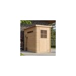 Abri de jardin en bois avec sol trait - l239xl144xh198 cm - 2. 63 m2