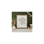 Affiche carte de france