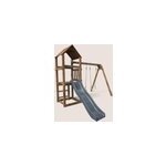 Aire de jeux en bois trait avec balano