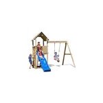 Aire de jeux en bois carol1 avec tobogg