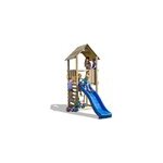 Aire de jeux carol1 avec toboggan bleu