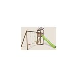 Aire de jeux avec toboggan et bac � sabl