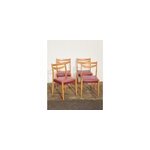 Alma, le lot de 4 chaises en bois n�1043