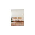 Alma, le lot de 4 chaises en bois n�455