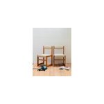 Alma, la paire de chaises en bois n�1072