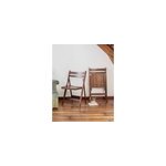 Alma, la paire de chaises en bois n�505