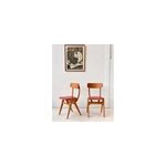 Alma, la paire de chaises en bois n�681