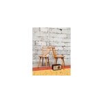 Alma, la paire de chaises en bois n�734