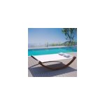 Amadora hamac � bascule 2 personnes en bois beige