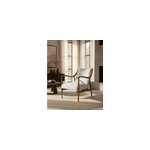 Ambre - fauteuil en bois massif ch�ne et en lin