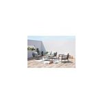 Anahma, salon jardin alu et corde gris clair Anahma, salon jardin alu et corde gris clair
