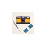 Appareil photo peeksme jaune + 1 paire de clips bleu + 1 lani�re bleue